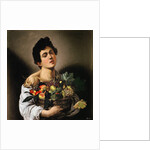 Boy with Basket of Fruit by Caravaggio