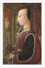 Portrait of a Woman with a Man at a Casement by Fra Filippo Lippi