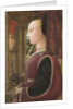 Portrait of a Woman with a Man at a Casement by Fra Filippo Lippi