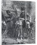 Victorian London. Police and School Board inspectors finding vagrant children by Anonymous