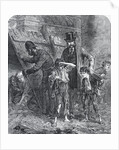 Victorian London. Police and School Board inspectors finding vagrant children by Anonymous