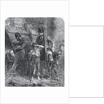 Victorian London. Police and School Board inspectors finding vagrant children by Anonymous