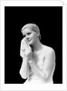1930s blond woman washing face with washcloth towel by Anonymous