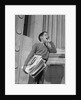 1950s 1960s paperboy selling newspapers shouting extra extra by Anonymous