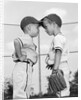 1960s two boys playing baseball arguing by Anonymous