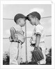 1960s two boys playing baseball arguing by Anonymous