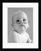 1960s baby wearing wire-rimmed granny glasses by Anonymous