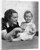 1930s smiling mother and happy child looking at camera by Anonymous