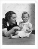 1930s smiling mother and happy child looking at camera by Anonymous