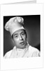 1950s portrait man chef humorous expression looking at camera by Anonymous