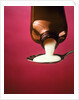 1980s spoonful of white medicine from bottle by Anonymous