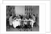 1950s three generation family dinner by Anonymous
