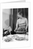 1960s grandmother grandson roast turkey thanksgiving dinner by Anonymous