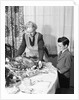 1950s grandmother grandson turkey thanksgiving dinner by Anonymous