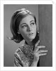 1960s woman peeking corner scare by Anonymous