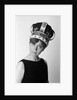 1970s portrait woman wearing queen's crown looking at camera by Anonymous
