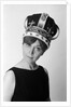 1970s portrait woman wearing queen's crown looking at camera by Anonymous