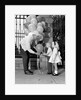 1960s children boy girl getting a balloon from man by Anonymous