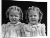 1930s portrait twin girls smiling by Anonymous