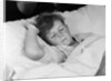 1940s 1950s boy sleeping in bed by Anonymous
