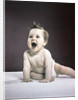 1940s 1950s laughing happy baby by Anonymous