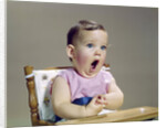 1960s baby mouth wide open yawning singing surprised shocked amazed facial expression by Anonymous