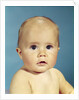 1960s portrait adorable sincere baby looking at camera by Anonymous