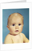 1960s portrait adorable sincere baby looking at camera by Anonymous