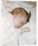 1960s sleeping baby infant by Anonymous