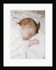 1960s sleeping baby infant by Anonymous