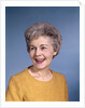 1960s portrait smiling elderly woman wearing orange top laughing looking to side by Anonymous