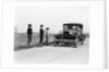 1930s 1920s man driving ford model a car 3 boys hitchhiking by Anonymous