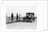 1930s 1920s man driving ford model a car 3 boys hitchhiking by Anonymous