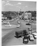 1950s main street of small town america town square lebanon tennessee by Anonymous