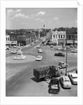 1950s main street of small town america town square lebanon tennessee by Anonymous