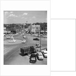1950s main street of small town america town square lebanon tennessee by Anonymous
