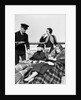 1930s 1920s three women being served tea by a steward on board an ocean liner crossing the atlantic ocean by Anonymous