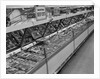 1950s grocery store meat section by Anonymous