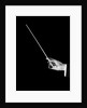 1950s male orchestra conductor's hand holding baton by Anonymous