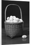 1930s symbolic still life donÃµt put all your eggs in one basket by Anonymous