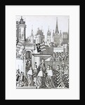 Isabella of Bavaria, Wife of Charles, King of France, entering Paris with great ceremony. by Anonymous