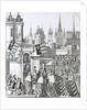 Isabella of Bavaria, Wife of Charles, King of France, entering Paris with great ceremony. by Anonymous