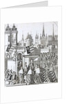 Isabella of Bavaria, Wife of Charles, King of France, entering Paris with great ceremony. by Anonymous