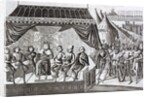 The King of Hungary addressing the French knights by Anonymous