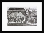 The King of Hungary addressing the French knights by Anonymous