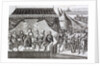 The King of Hungary addressing the French knights by Anonymous