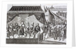 The King of Hungary addressing the French knights by Anonymous