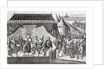 The King of Hungary addressing the French knights by Anonymous
