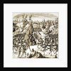 The Battle of Newcastle on Tyne of the King of Scotland against the Queen of England by Anonymous