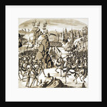 The Battle of Newcastle on Tyne of the King of Scotland against the Queen of England by Anonymous